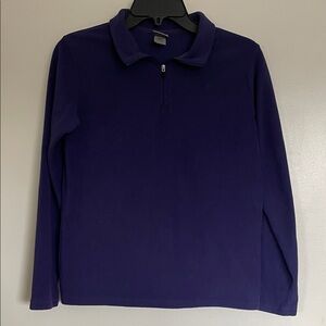 C9 by Champion Purple Long Sleeve Fleece 1/4 zipper